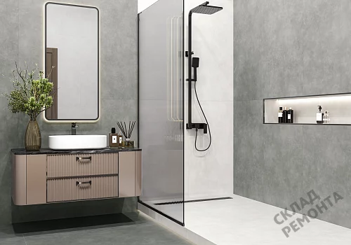 Фото Керамогранит матовый Alma Ceramica Мурал GFU60120MUR70R серый 1200*600*8,5 – купить в Иркутске: цена, описание, фото. Интернет-магазин 2