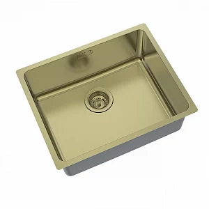 Мойка для кухни Iddis Эдифис EDI54B0i77 матовое золото 54*44