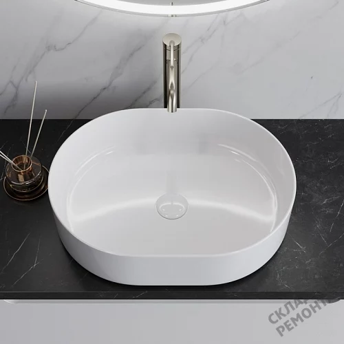 Фото Раковина накладная BelBagno BB1483, 50 см купить в Иркутске: цена, описание, фото. Интернет-магазин 3