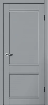 Дверь FlyDoors Классик С01 серый, эмалит, без стекла