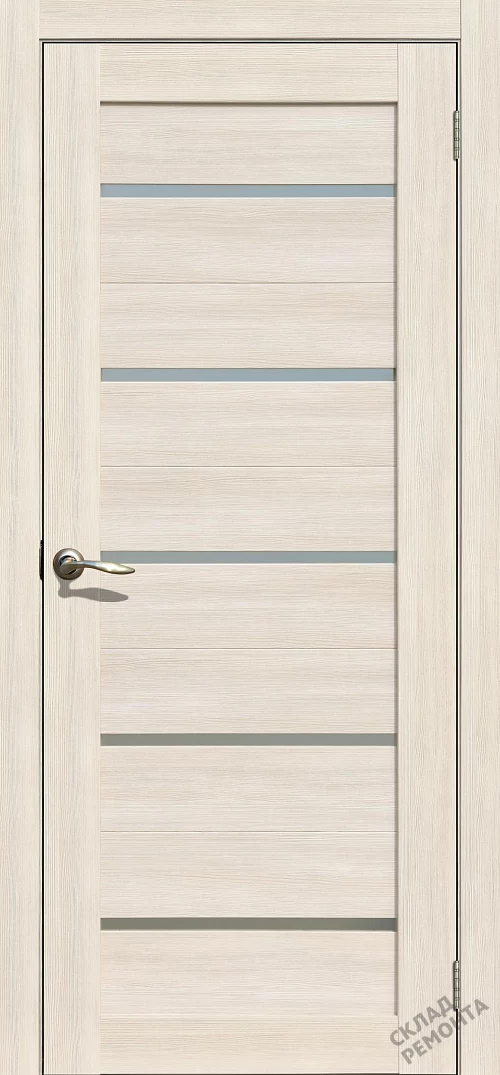 Фото Дверь FlyDoors Ла Стелла 206 ясень снежный, экошпон, матовое стекло – купить в Иркутске: цена, описание, фото. Интернет-магазин. 2