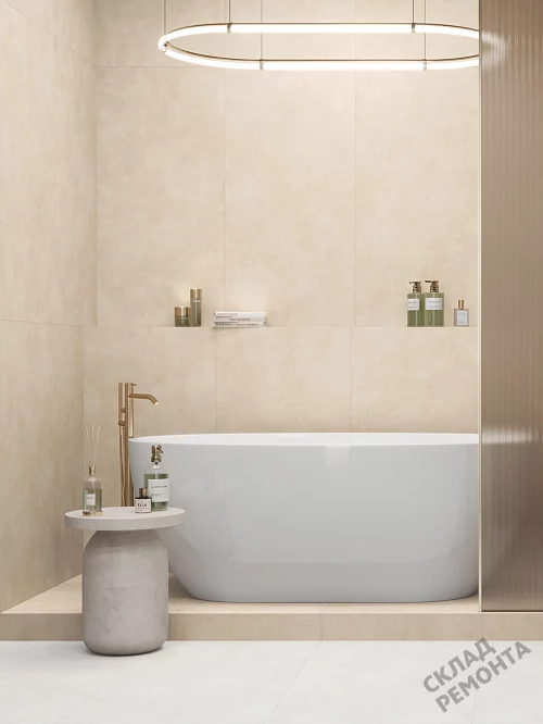 Фото Керамогранит матовый Alma Ceramica Мурал GFU60120MUR04R бежевый 1200*600*8,5 – купить в Иркутске: цена, описание, фото. Интернет-магазин 1