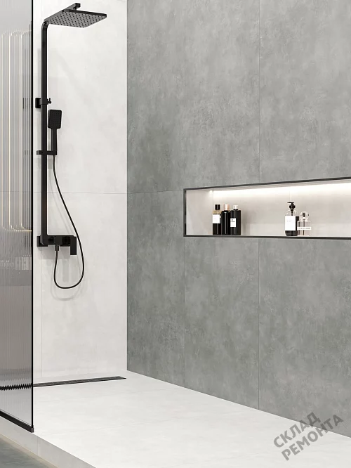 Фото Керамогранит матовый Alma Ceramica Мурал GFU60120MUR70R серый 1200*600*8,5 – купить в Иркутске: цена, описание, фото. Интернет-магазин 1