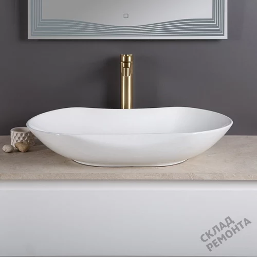 Фото Раковина накладная BelBagno BB1334, 66,5 см купить в Иркутске: цена, описание, фото. Интернет-магазин 3