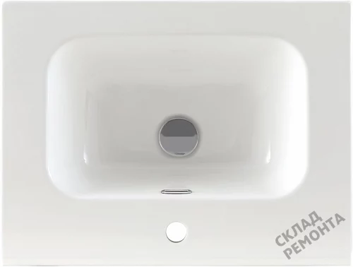 Фото Раковина на тумбу Aquanet Flat 60 (254363), 61 см купить в Иркутске: цена, описание, фото. Интернет-магазин 2