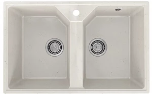Мойка для кухни Практик PR-M 770-001 белый камень 77*49