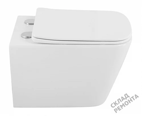 Фото Унитаз подвесной BelBagno Due 2.0 BB7107CHR/SC безободковый купить в Иркутске: цена, описание, фото. Интернет-магазин 3