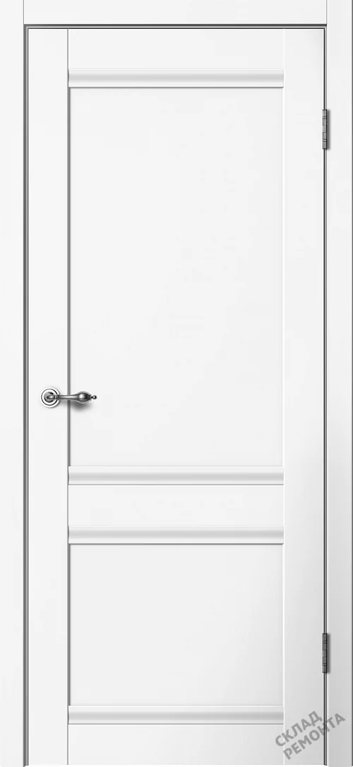 Фото Дверь FlyDoors Классик С01 белый, эмалит, без стекла – купить в Иркутске: цена, описание, фото. Интернет-магазин. 1