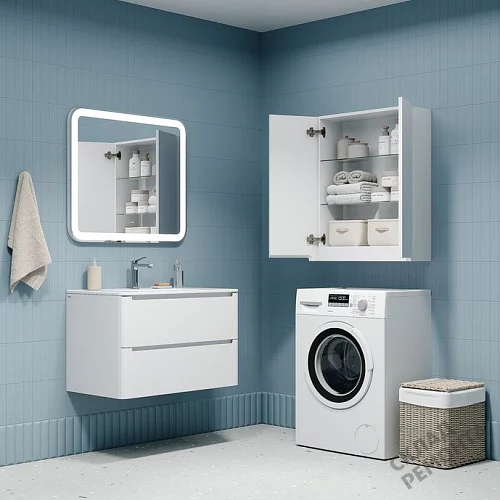 Фото Шкаф подвесной Iddis Эдифис EDI60W0i97, белый купить в Иркутске: цена, описание, фото. Интернет-магазин 4