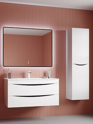 Зеркало подвесное Iddis Клауд Икс CLX10T0i98 (сенсор на касание, подогрев) с подсветкой, черный