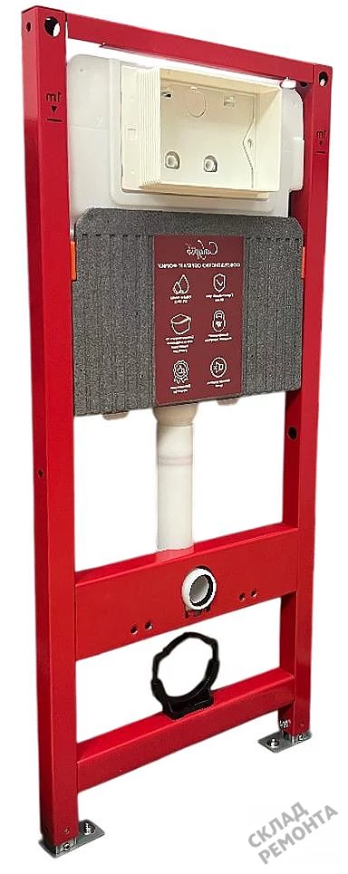 Фото Инсталляция для подвесного унитаза Calypso Beta CS105M без кнопки купить в Иркутске: цена, описание, фото. Интернет-магазин 1