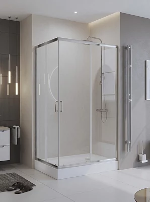 Душевой уголок BelBagno Uno-195 UNO-195-AH-2-120/90-C-Cr стекло 5 мм 120*90